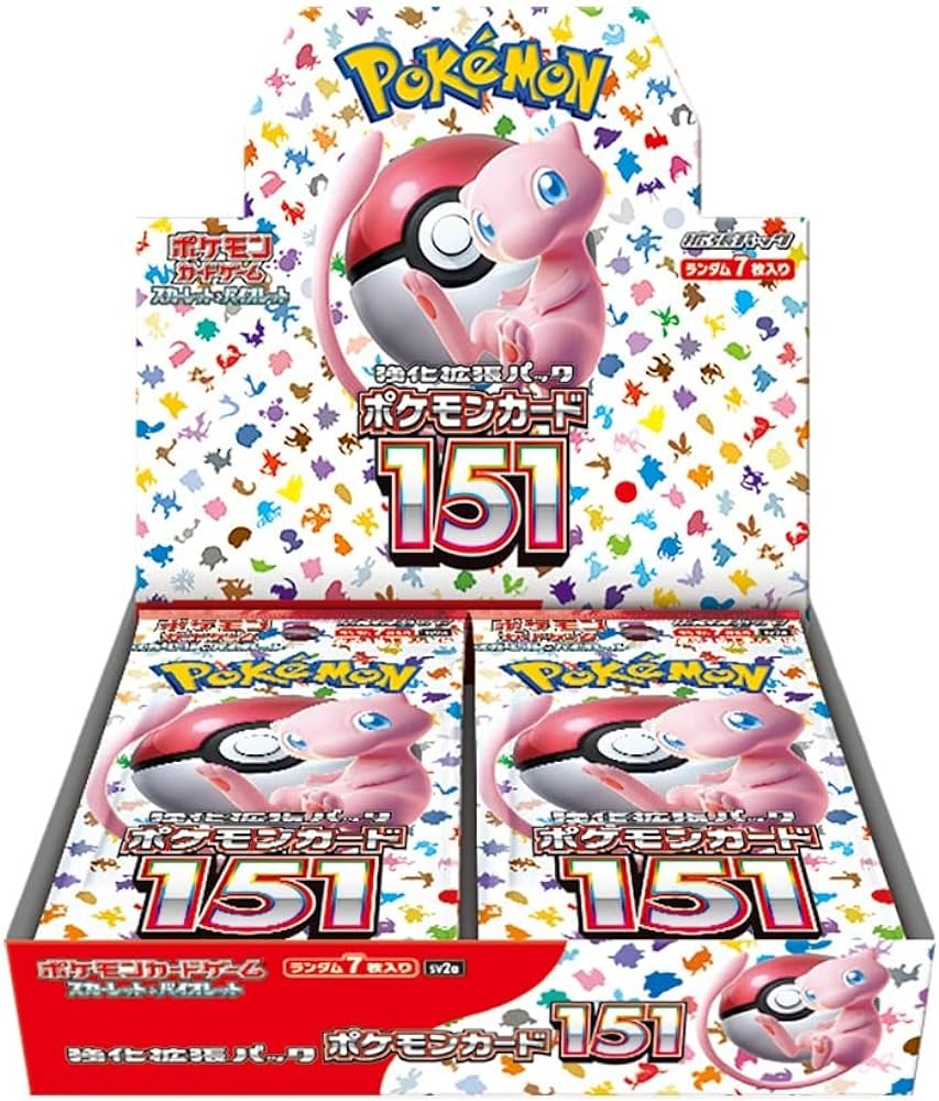 151 Pokemon Japanese Booster Box