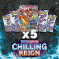Chilling Reign Booster Packs - 5 Pokémon Booster Pack