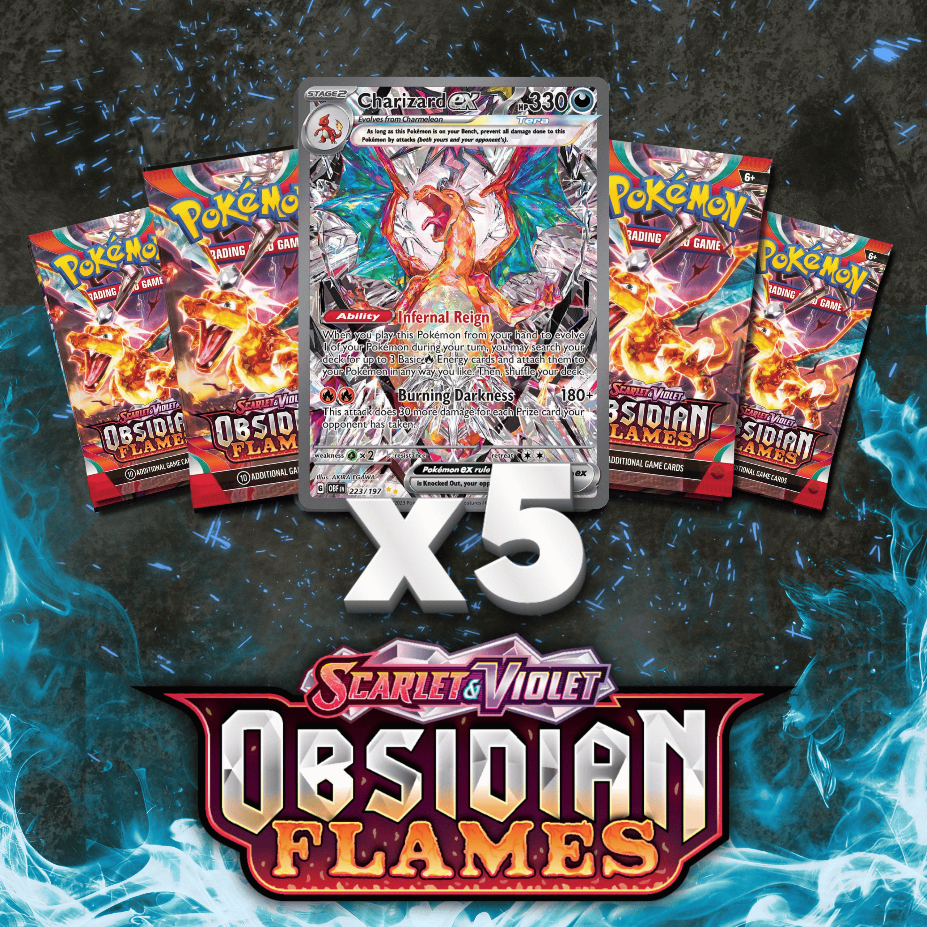 OBSIDIAN FLAMES x 5 PACKS
