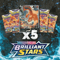 BRILLIANT STARS x 5 PACKS