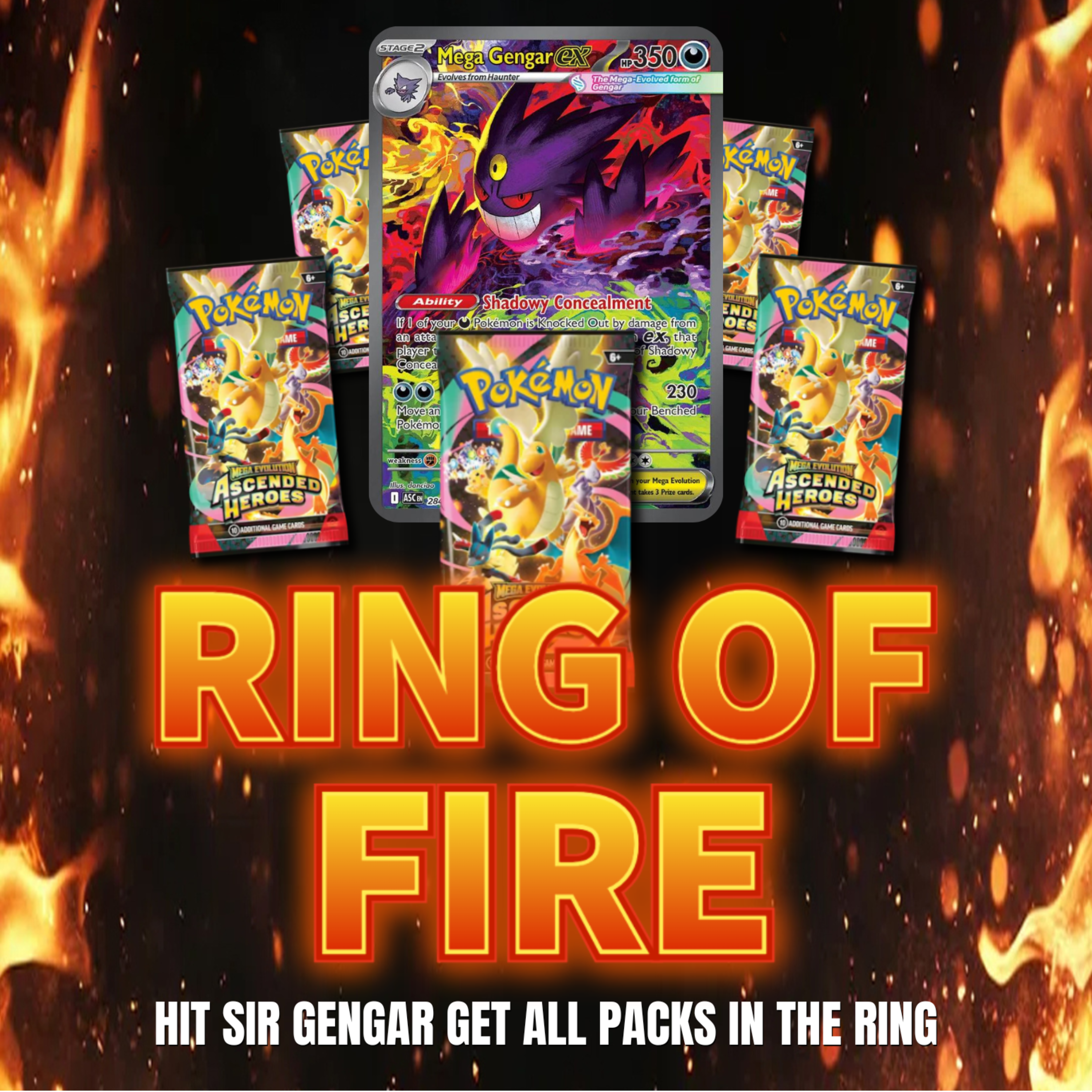 RING OF FIRE ASCENDED HEROES (5 PACKS)