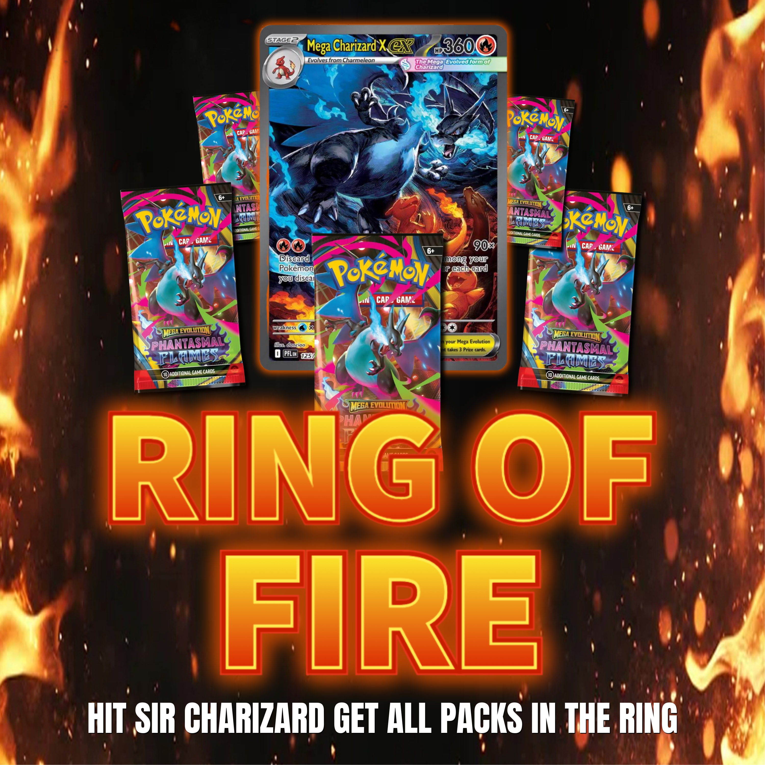 RING OF FIRE PHANTASMAL FLAMES (5 PACK)