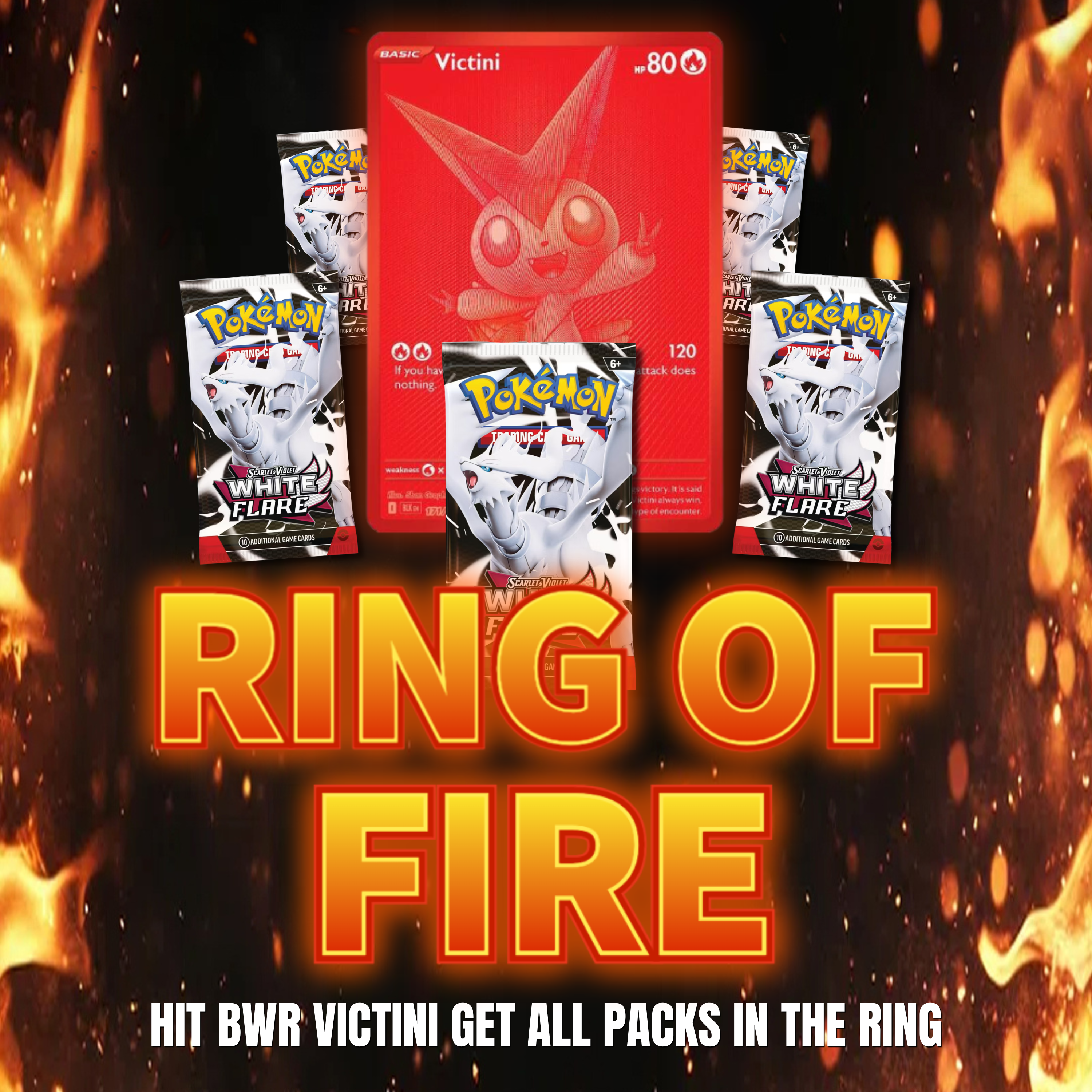 RING OF FIRE WHITE FLARE (5 PACKS)