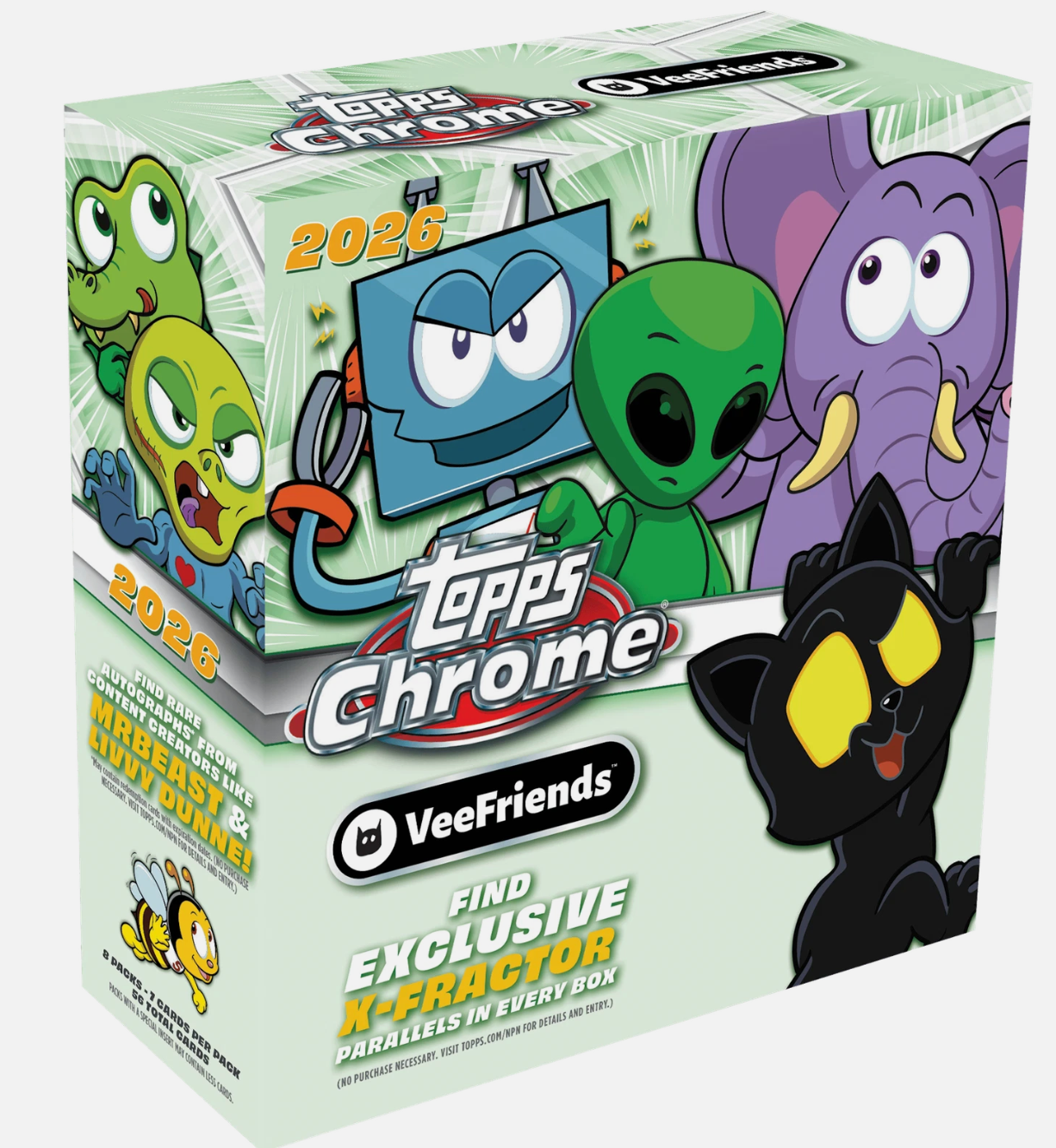 2026 TOPPS CHROME VEEFRIENDS MEGA BOX
