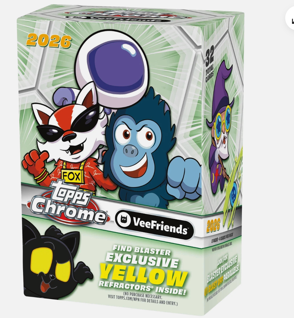 2026 TOPPS CHROME VEEFRIENDS VALUE BLASTER BOX