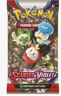 Scarlet & Violet Pokemon Booster Packs - 5 Scarlett & Violet Booster Packs