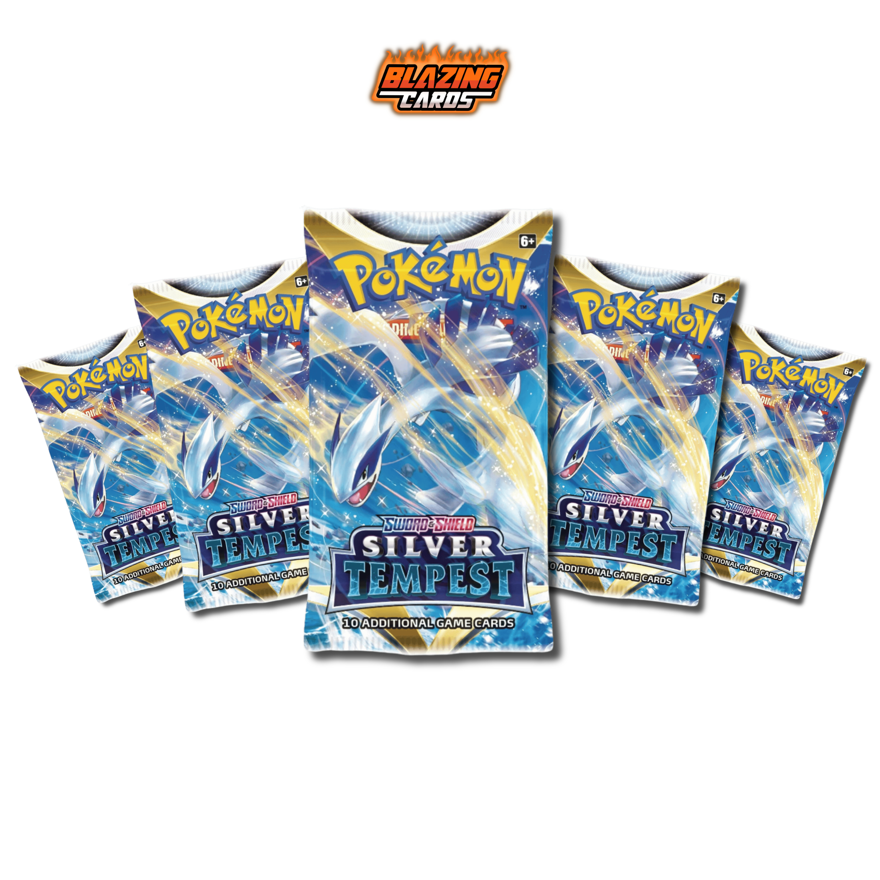 Silver Tempest Booster Packs - 5 Pokémon Booster Pack