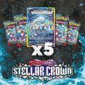 Stellar Crown Booster Packs - 5 Pokémon Booster Pack
