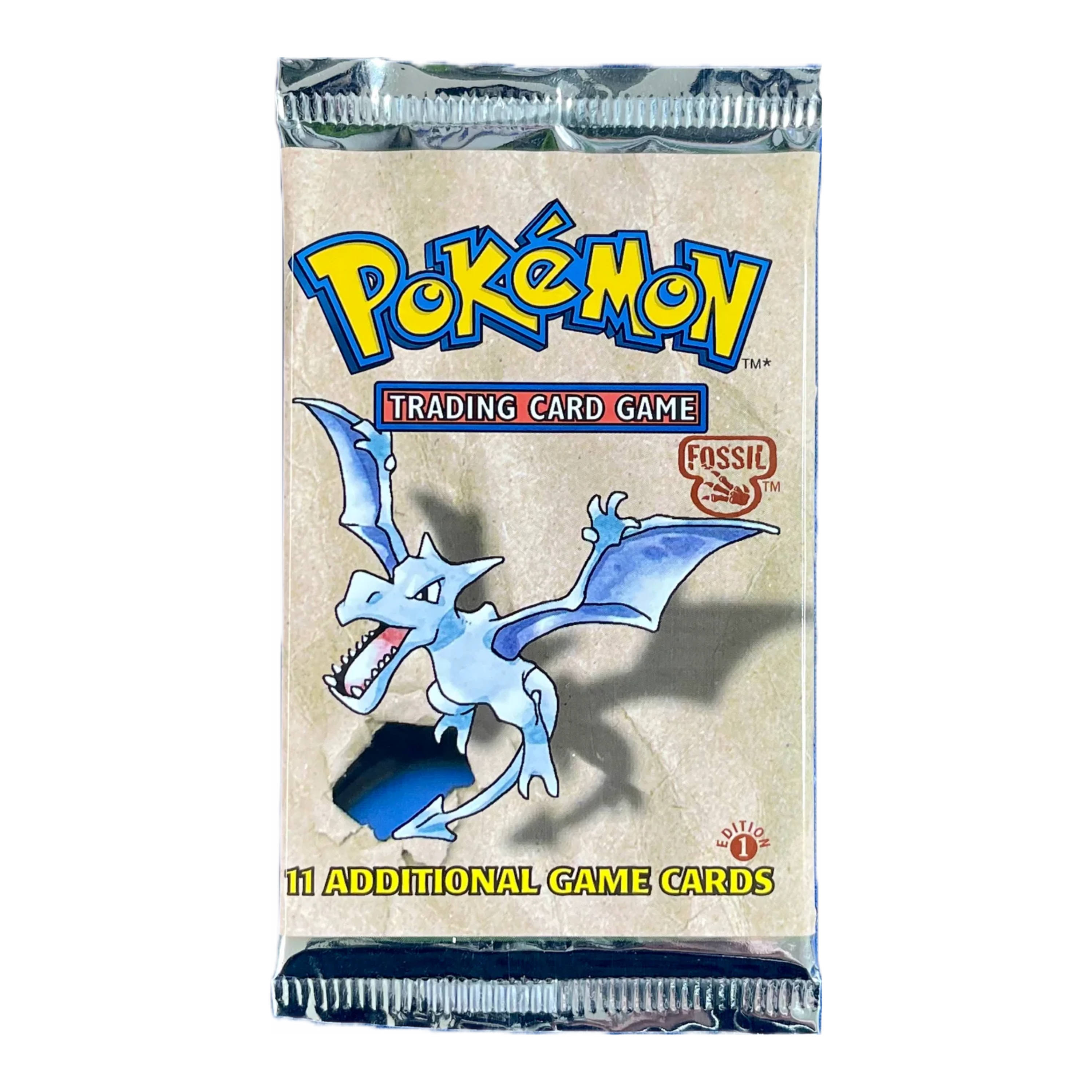 Fossil 1st Edition Booster Pack Box Fresh