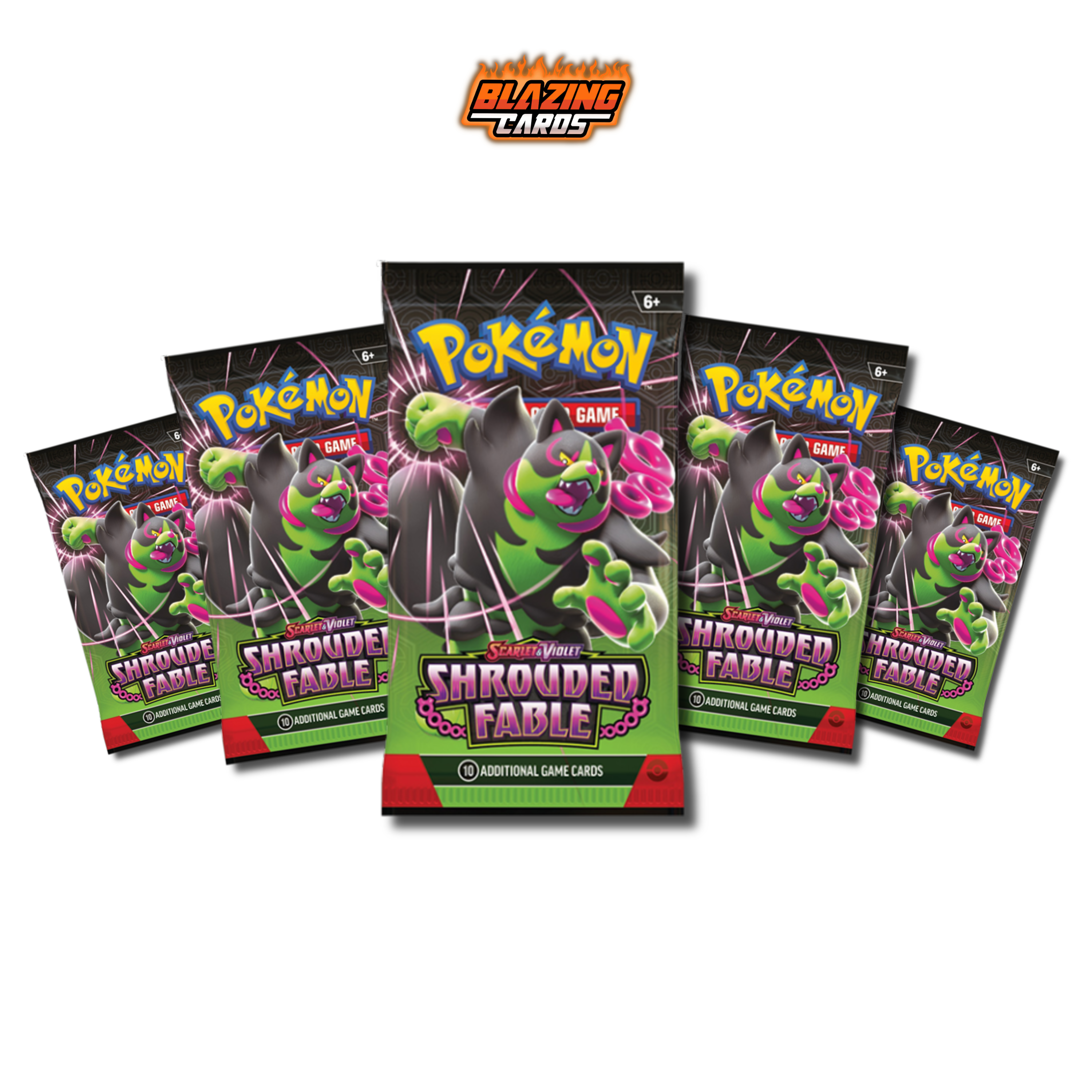 Shrouded Fable Booster Packs - 5 Pokémon Booster Pack
